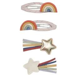 LOUIS LOUISE Barrettes Arc En Ciel Etoiles Hot
