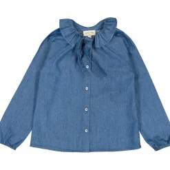 LOUIS LOUISE BLOUSE ANGELE CHAMBRAY Flash Sale