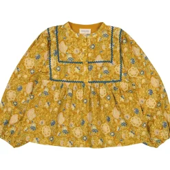LOUIS LOUISE BLOUSE DANAE FLEUR INDIENNE RAYURE LUREX Online