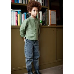 LOUIS LOUISE CHEMISE GRAND PERE TWILL RAYURE New