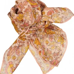 LOUIS LOUISE FOULARD SISSI FLEUR INDIENNE RAYURE LUREX Best Sale
