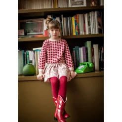 LOUIS LOUISE JUPE ARTEMIS TWILL CARRÉ COEUR Cheap