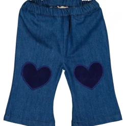 LOUIS LOUISE PANTALON HOLLY DENIM PATCHWORK VELOURS New