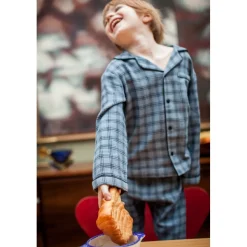 LOUIS LOUISE PYJAMAS MINUIT TWILL CARREAUX Clearance