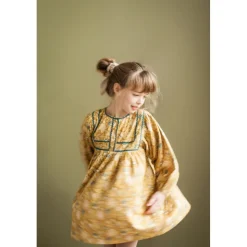 LOUIS LOUISE ROBE CONSTANTINE FLEUR INDIENNE RAYURE LUREX Clearance