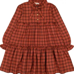 LOUIS LOUISE ROBE GARANCE TWILL CARREAUX Hot