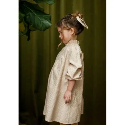 LOUIS LOUISE ROBE MANON TWILL POIS DORÉ Cheap